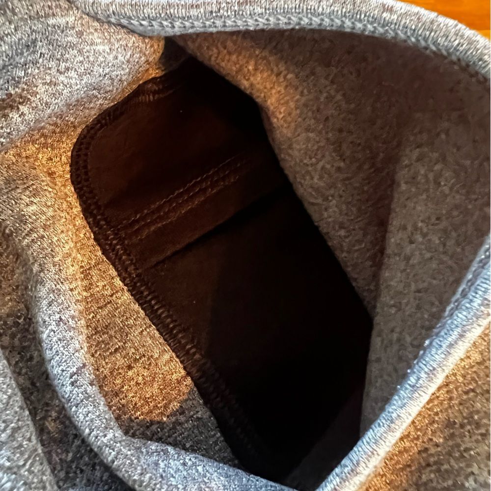 The North Face Womens Hoodie Sweatshirt Full Zip Pockets Gray w/ Pink Size Large - Picture 10 of 14